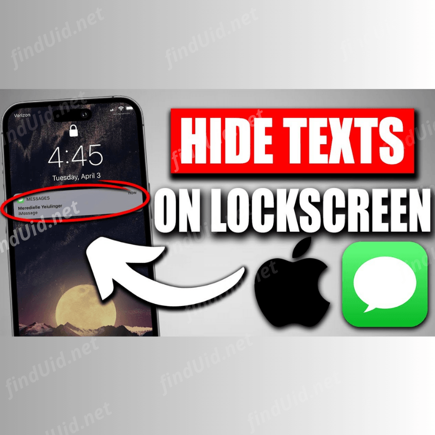 How to hide message content on lock screen iPhone 2024