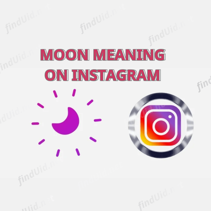 What is the meaning of the moon symbol on Instagram?